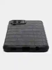 Хром чехол Samsung Galaxy A12 / M12, Самсунг Галакси А12 / М12 4G из эко кожи Baseus