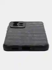 Угольный чехол Samsung Galaxy A33, Самсунг Галакси А33 5G черный, силиконовый, под кожу