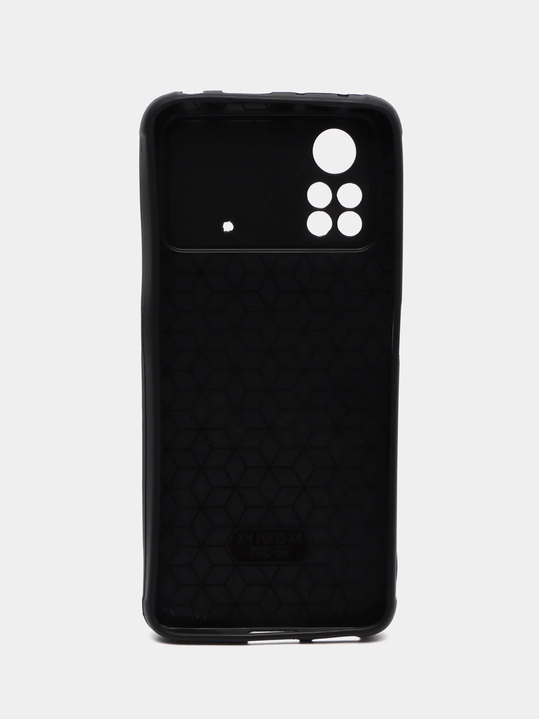 Черный чехол Xiaomi Poco X4 Pro, Сяоми Поко Х4 Про силиконовый, под кожу
