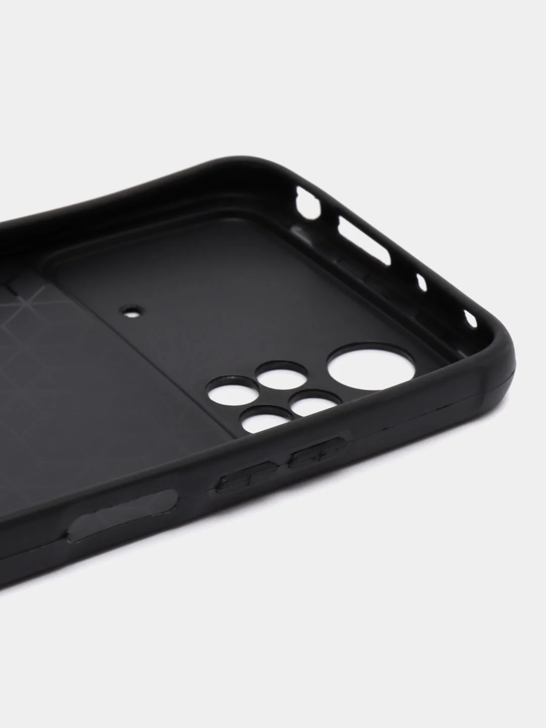 Черный чехол Xiaomi Poco X4 Pro, Сяоми Поко Х4 Про силиконовый, под кожу