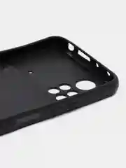 Черный чехол Xiaomi Poco X4 Pro, Сяоми Поко Х4 Про силиконовый, под кожу