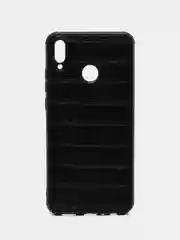 Угольный чехол Huawei Honor 8X, Хуавей Хонор 8Х из эко кожи Baseus