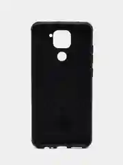 Угольный чехол Xiaomi Redmi Note 9, Сяоми Редми Нот 9 из экокожи Baseus