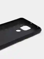 Угольный чехол Xiaomi Redmi Note 9, Сяоми Редми Нот 9 из экокожи Baseus