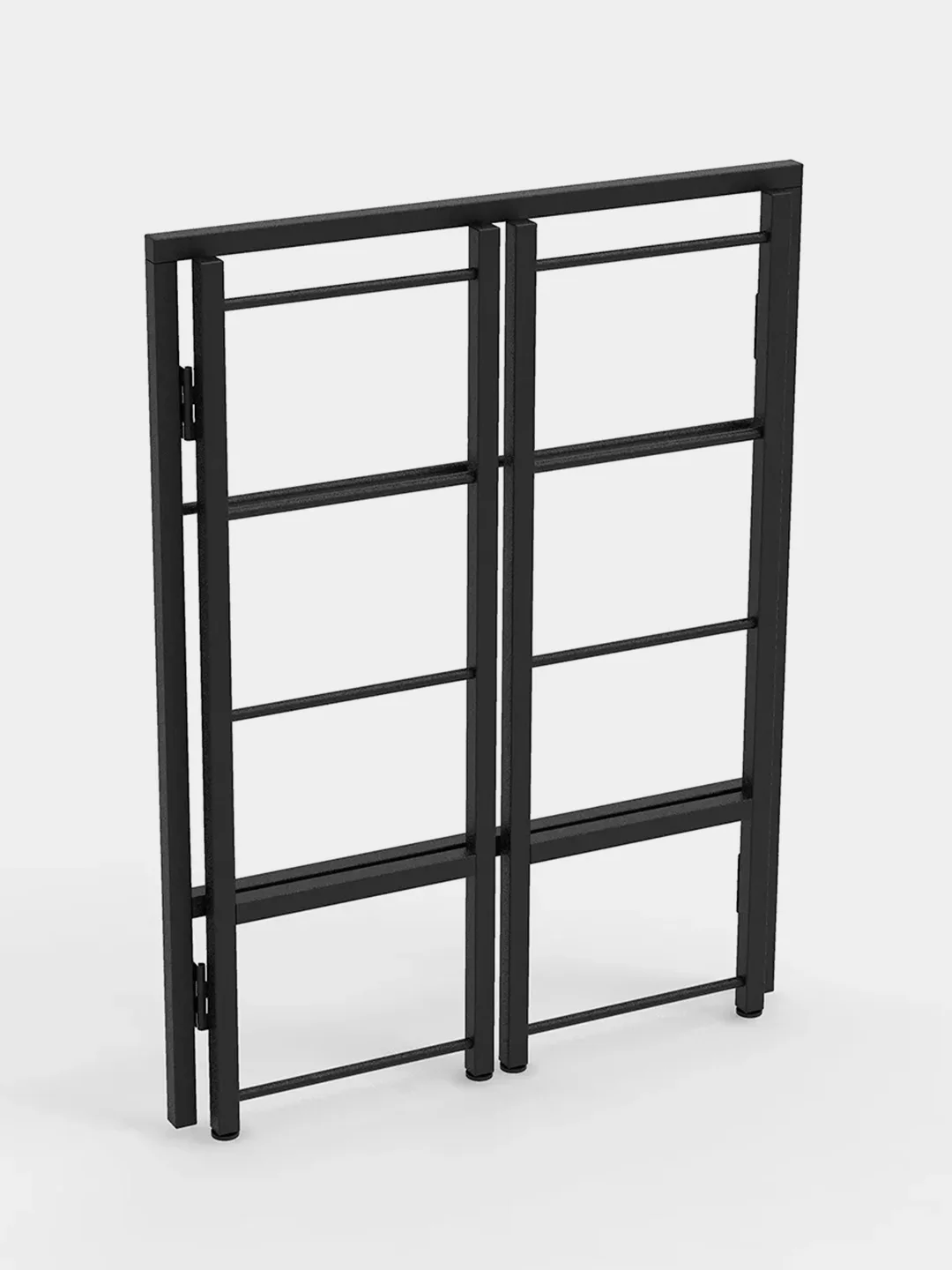 Стеллаж BRABIX Smart  SH-004 (ш605*г290*в790мм), ЛОФТ, прямой, складной, металл/ЛДСП дуб