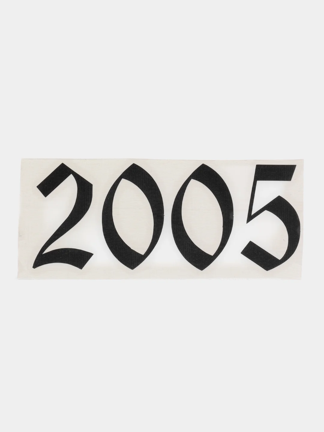Черный наклейки без фона "Годы рождения 1995-2005", голографические, три цвета