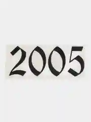 Черный наклейки без фона "Годы рождения 1995-2005", голографические, три цвета