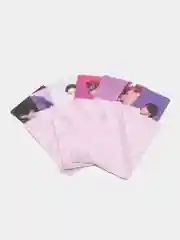 Белый карточки BTS, 55 штук