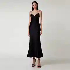 Черный вечернее платье