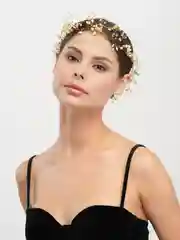 Желтый веточка свадебная для причёски