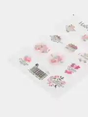 Вишнёвый наклейки стикеры новогодние на цветы и подарки на Новый год