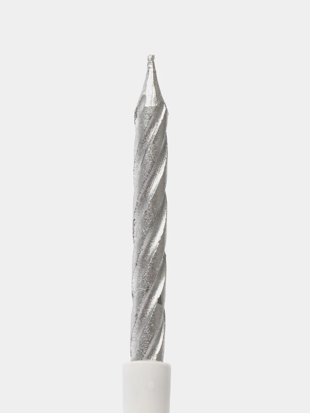 Серебряный свечи для торта, 10 шт, 6 см