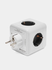 Разветвитель Cube Original 4 Euro 16A GN1204, 2 USB A с блоком 5В/2.1А RocketSocket