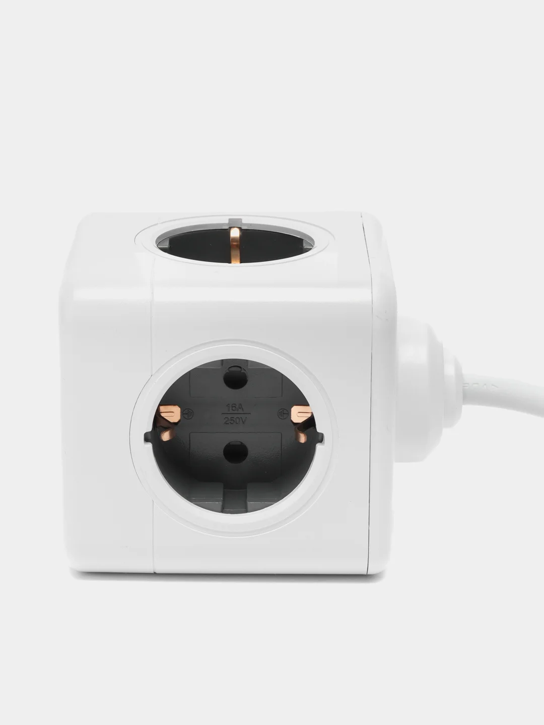 Удлинитель RocketSocket Cube 4 Euro GNS1405, 16A, 3 USB 2A+С, с блоком 5 В / 3.0 А, 1,5 м