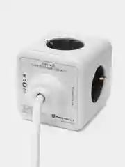 Удлинитель RocketSocket Cube 4 Euro GNS1405, 16A, 3 USB 2A+С, с блоком 5 В / 3.0 А, 1,5 м