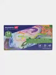 Краски акриловые для техники "Флюид Арт" (POURING PAINT), НАБОР 22 цвета, 24 штуки по 60мл