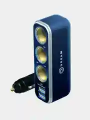 Разветвитель прикуривателя Dream WF-096 (3 гнезда, USB)
