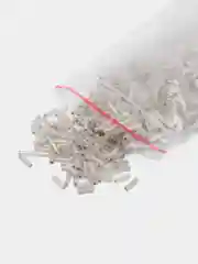 Серый бисер стеклярус