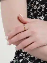 Золотой стальное кольцо, обручальное, 2 мм