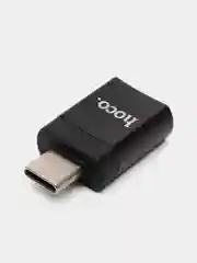 Переходник OTG адаптер Type-C папа на USB 3.0 мама Hoco UA17