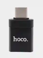 Переходник OTG адаптер Type-C папа на USB 3.0 мама Hoco UA17