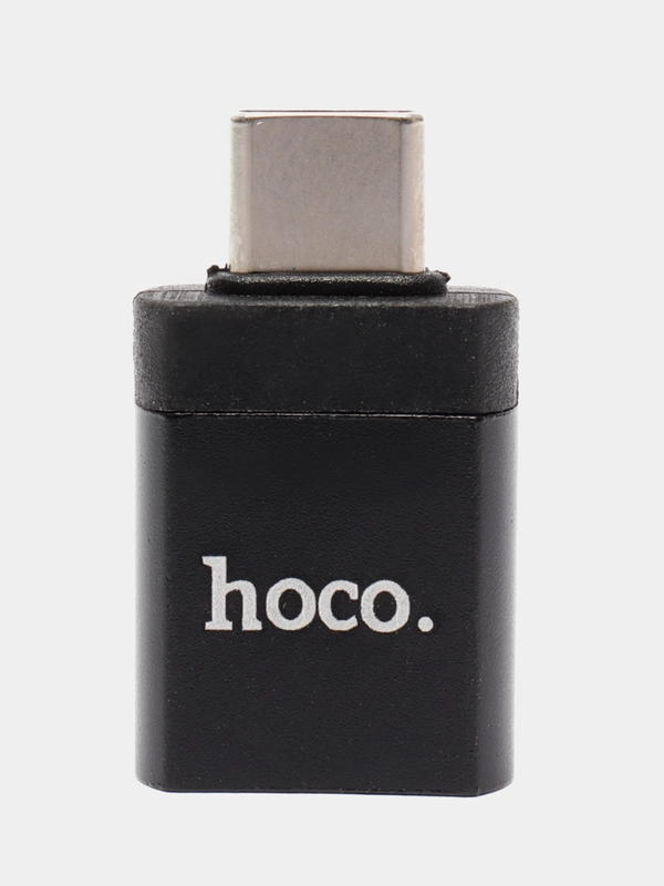 Переходник OTG адаптер Type-C папа на USB 3.0 мама Hoco UA17