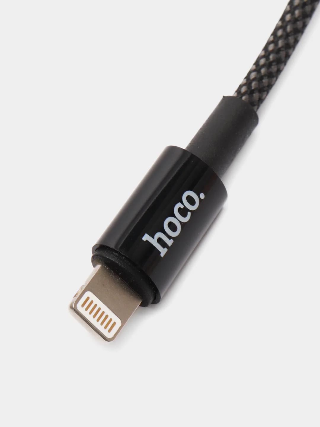 Черный аудиокабель HOCO UPA19, 3.5 мм, AUX, Lightning, 1 м
