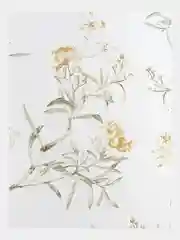 Светло-оранжевый тюль вуаль с рисунком / для интерьера гостиной, спальни, кухни / 300 х 270 см / дом, дача