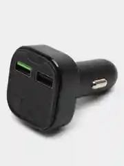 FM-трансмиттер Borofone BC43, 2 USB, QC3.0, с быстрой зарядкой
