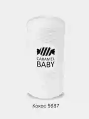 Белый шнур Caramel Baby, полиэфирный, 2 мм, 200 метров для вязания и макраме
