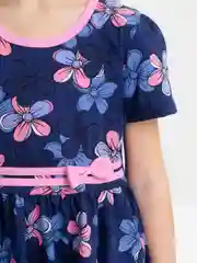 Платье для девочек, яркое, с цветами