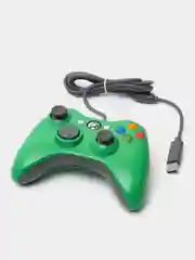Тёмно-зелёный геймпад для XBox 360, проводной