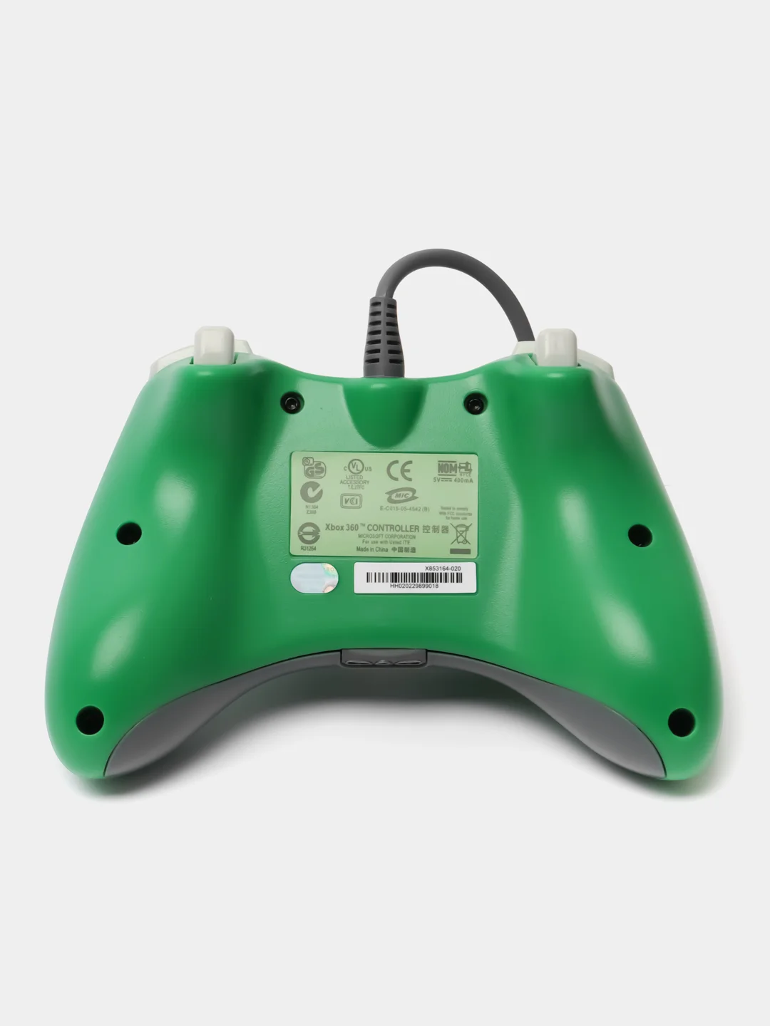 Тёмно-зелёный геймпад для XBox 360, проводной