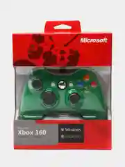 Тёмно-зелёный геймпад для XBox 360, проводной
