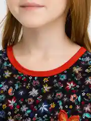 Платье для девочек, повседневное, летнее, воздушное, яркое