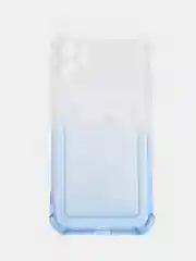 Синий чехол для iPhone 11, с карманом для карт