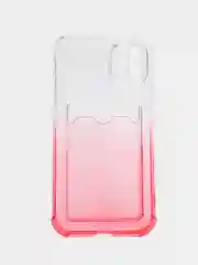 Алый чехол для iPhone 11, с карманом для карт