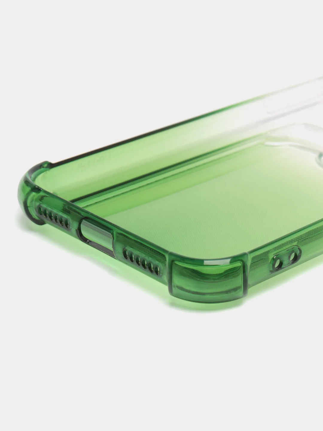 Зеленый чехол для iPhone 11, с карманом для карт