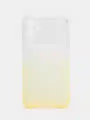 Желтый чехол для iPhone 11, с карманом для карт
