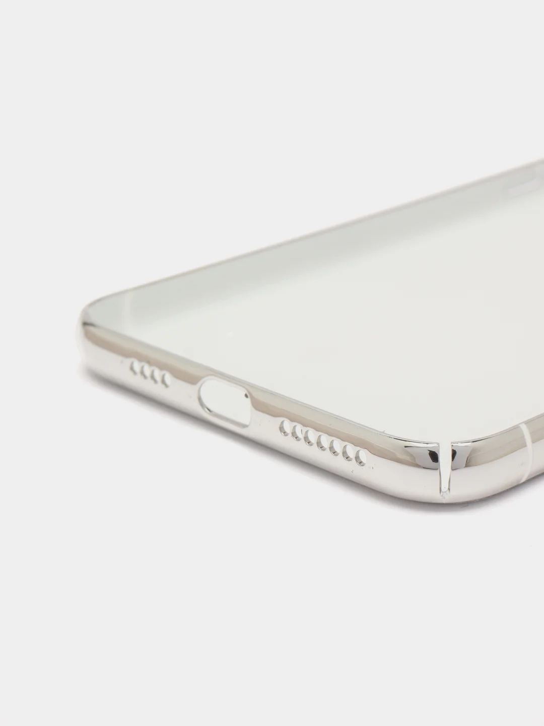 Серебряный чехол для iPhone XS Max