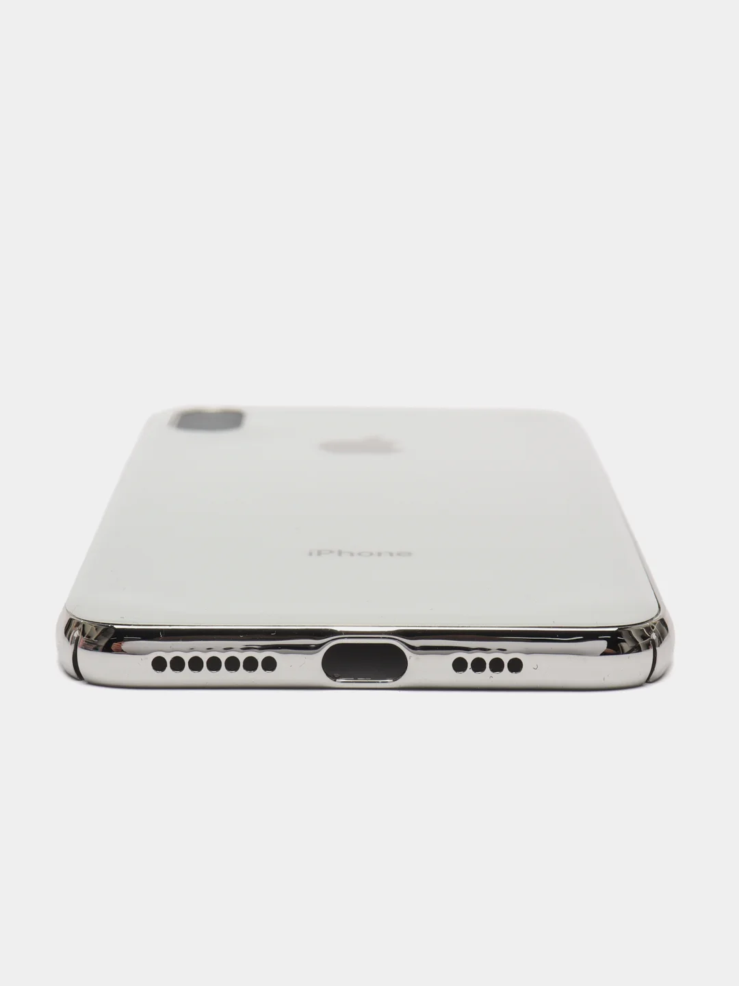 Серебряный чехол для iPhone XS Max