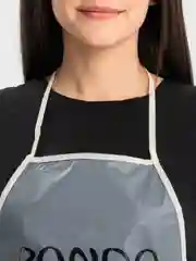Розовый фартук кухонный, с кармашком