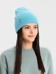 Лазурный шапка-лопатка Leray "Джуниор" однотонная, 39 цветов, двойная, 54-56