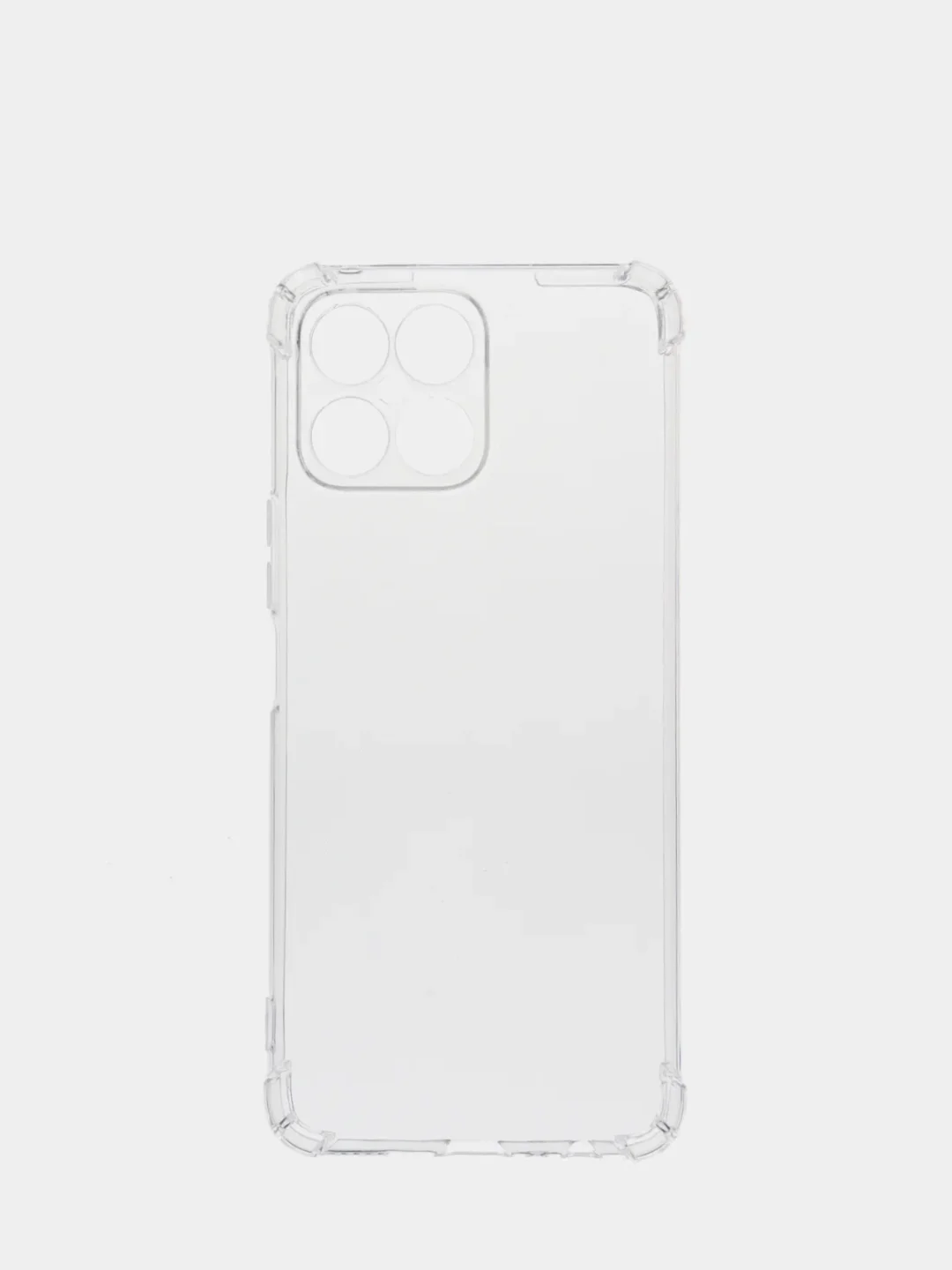 Чехол Huawei Honor X8 4G (Хуавей Хонор Х8 4Г), прозрачный, силиконовый, противоударный