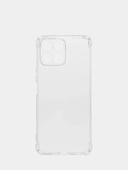 Чехол Huawei Honor X8 4G (Хуавей Хонор Х8 4Г), прозрачный, силиконовый, противоударный