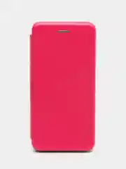 Фуксия чехол-книжка на Xiaomi Mi 6, из эко кожи, с карманом для карт