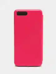 Фуксия чехол-книжка на Xiaomi Mi 6, из эко кожи, с карманом для карт
