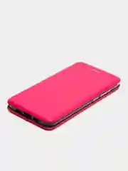Фуксия чехол-книжка на Xiaomi Mi 6, из эко кожи, с карманом для карт