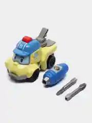 Желтый поли Робокар машинка сборная, игрушка развивающая