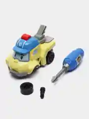 Желтый поли Робокар машинка сборная, игрушка развивающая